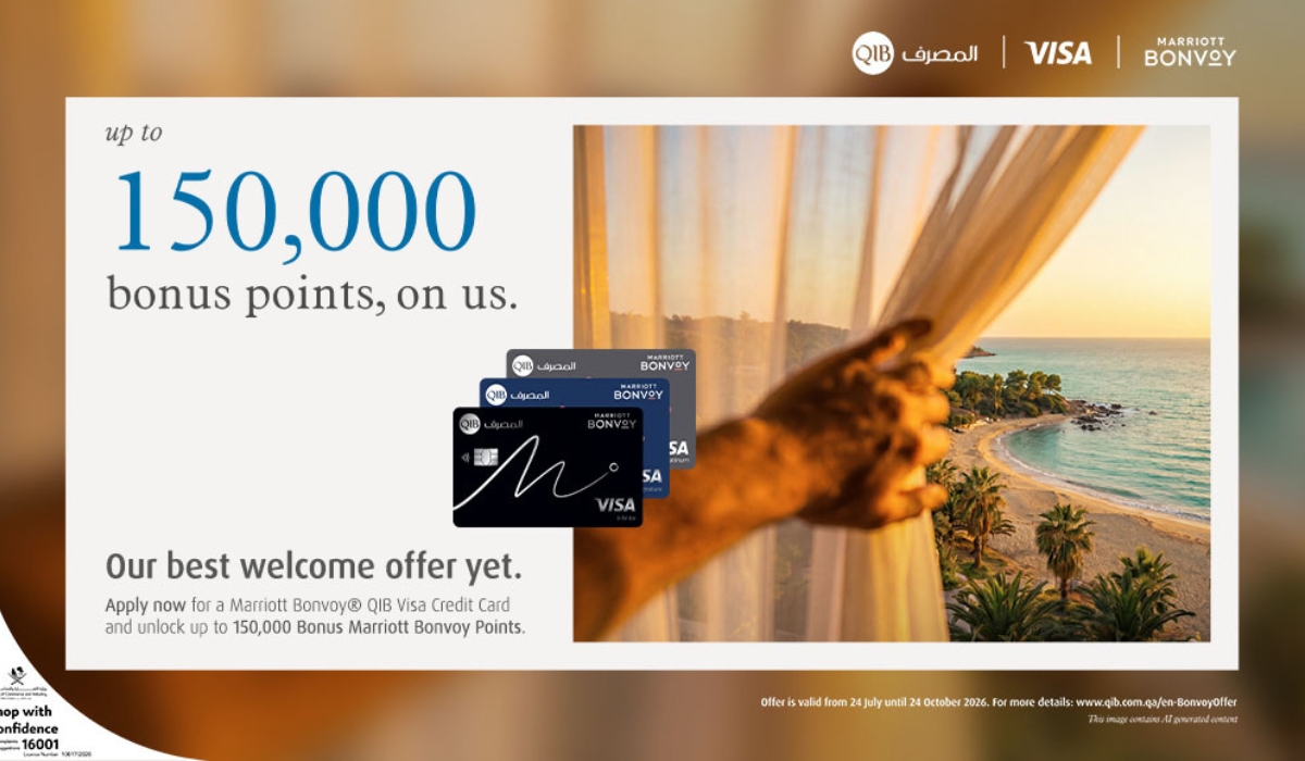 QIB and Visa Launch Summer Rewards Campaign for New Marriott Bonvoy Credit Cardholders